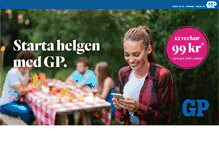 Tablet Screenshot of gp.se